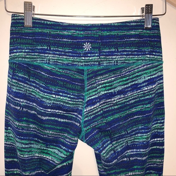 Athleta Retreat Chaturanga Striped Ankle Leggings - Picture 7 of 11